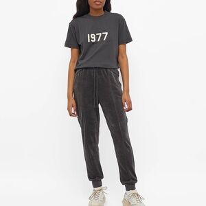 Essentials Fear of God Velour Jogger Pants XXS Brown